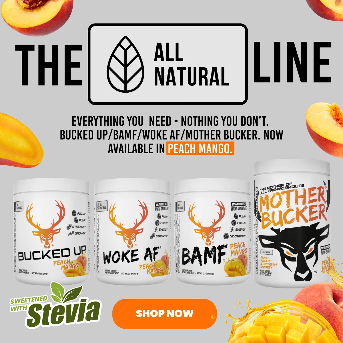 All Natural Pre-Workout Formulas