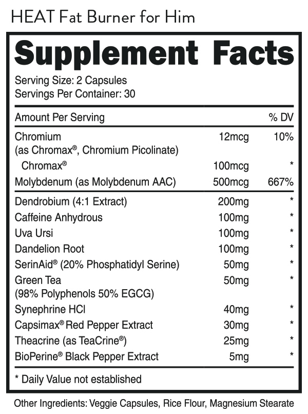 HEAT Fat Burner - Bucked Up